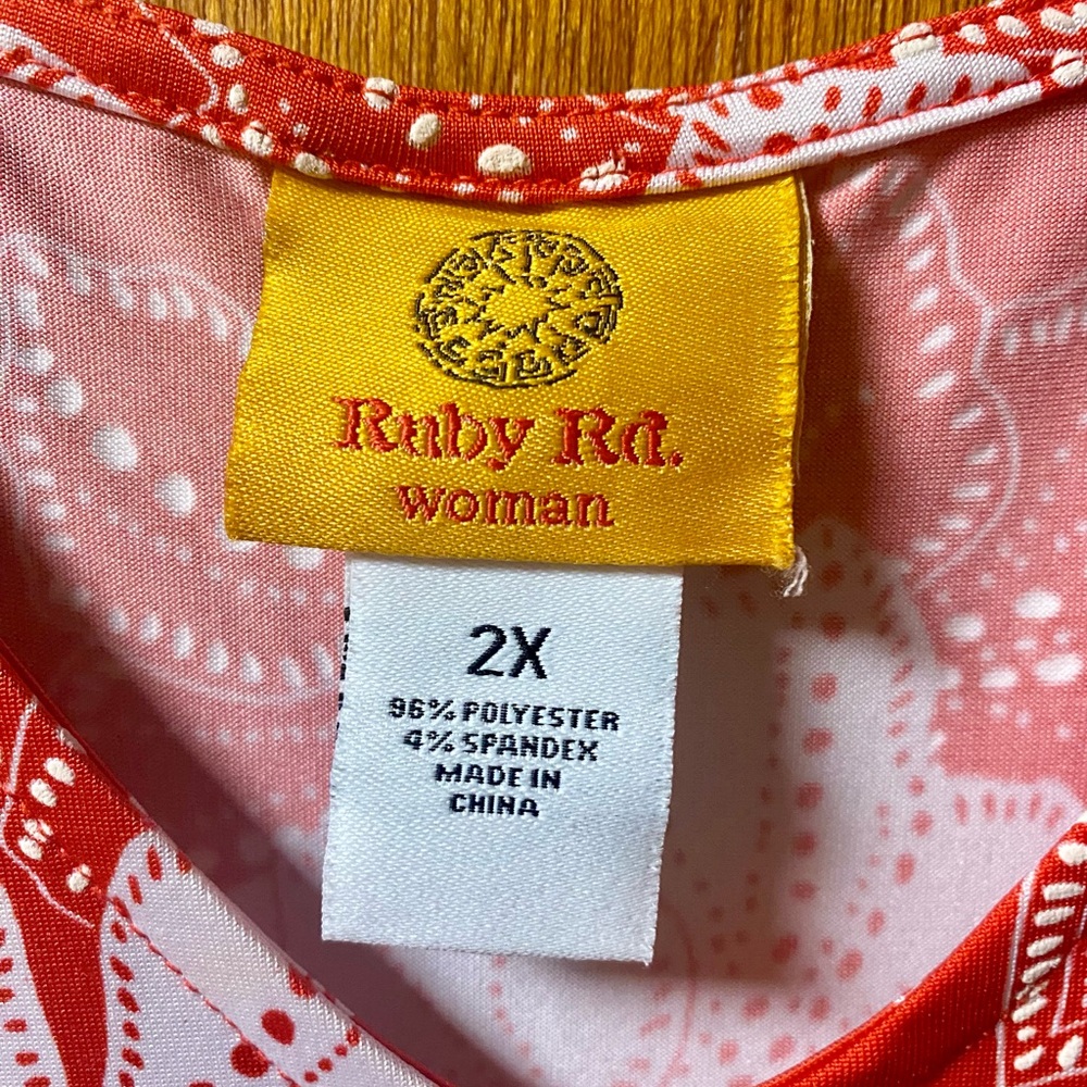Ruby Rd. Tropical Puff Print Maxi Dress - Picture 7 of 11